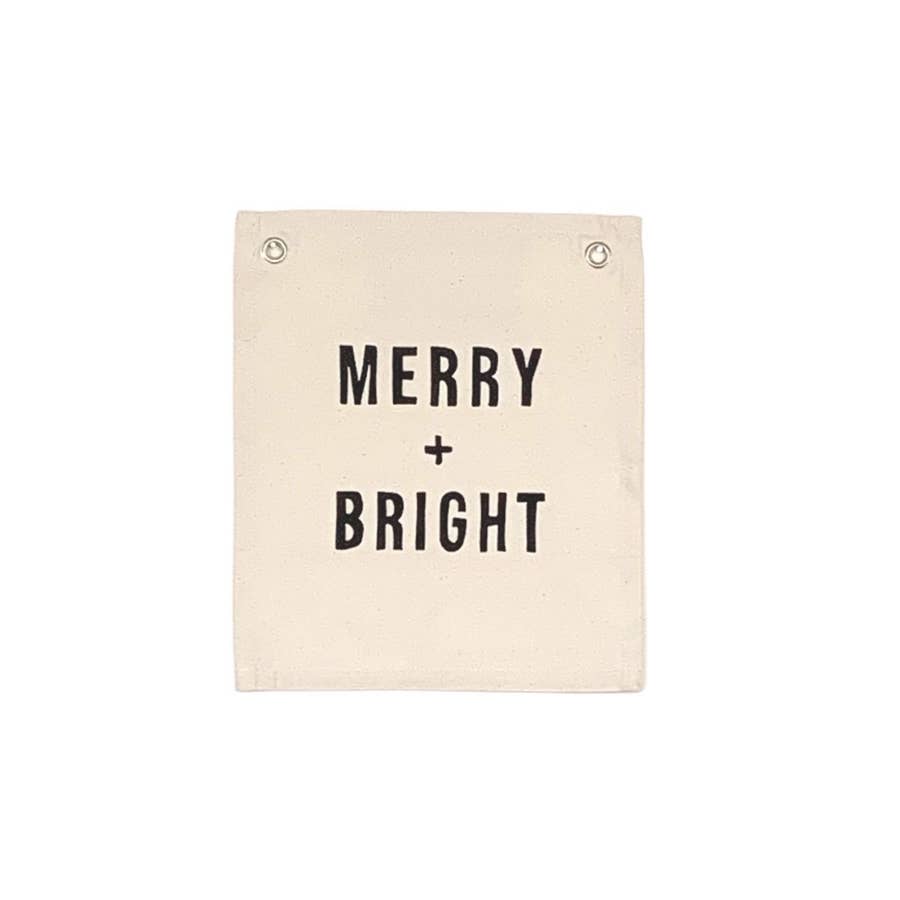 Merry + Bright Banner