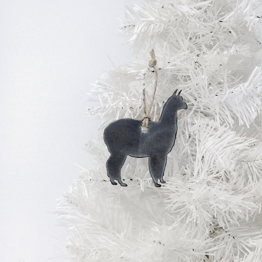 Llama Christmas Tree Ornament