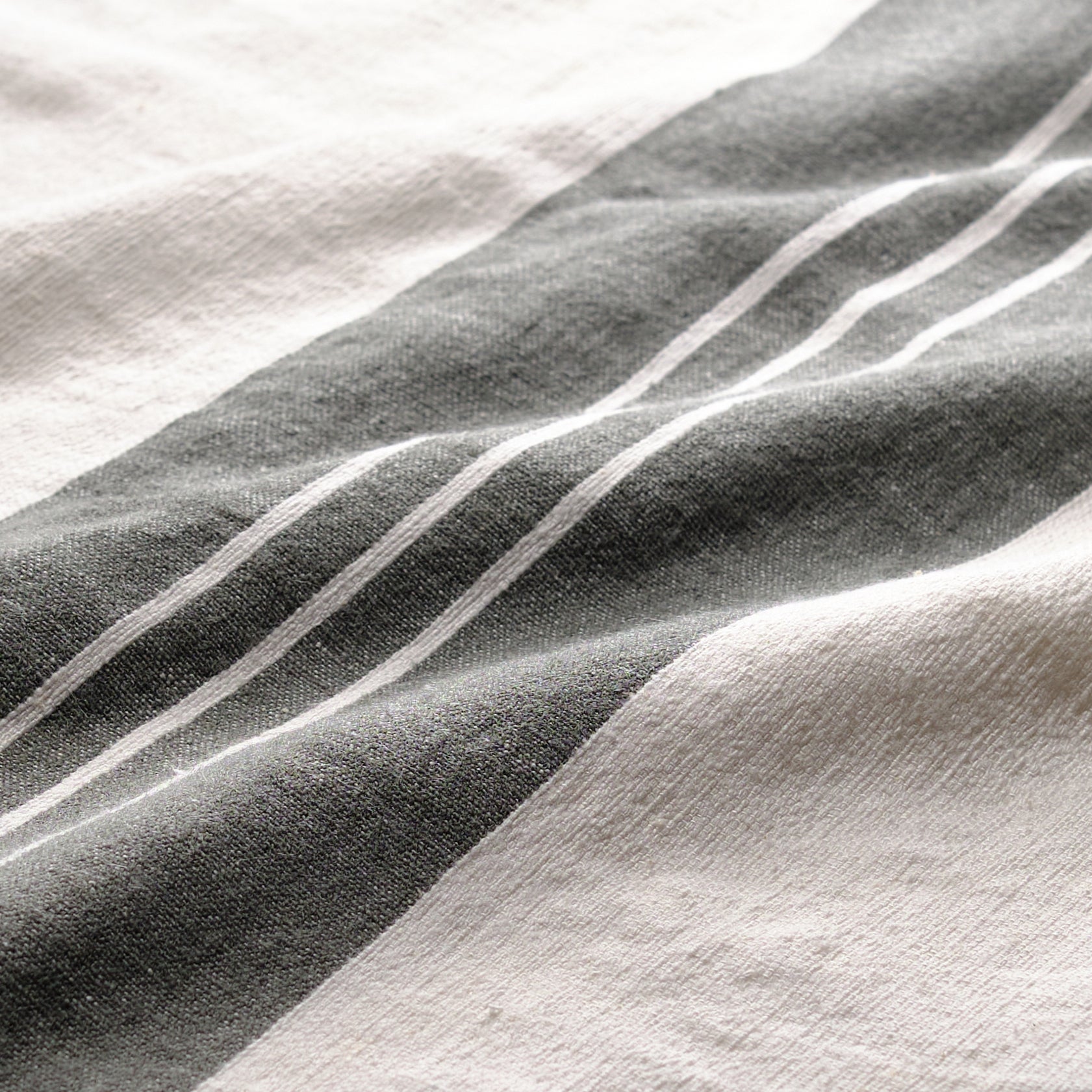 Woven Cotton Pillow Cover - Slate