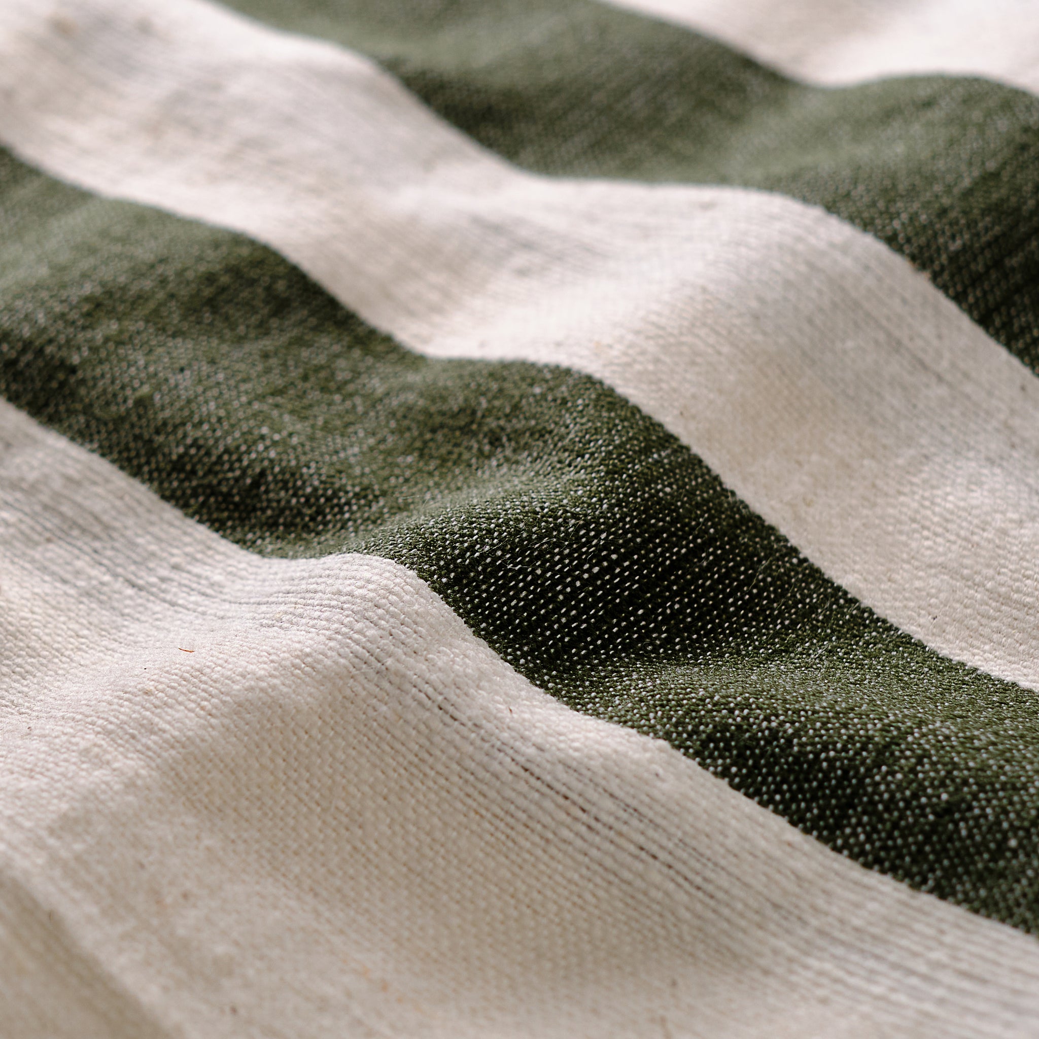 Handloomed Cotton Blanket Wrap - Hunter